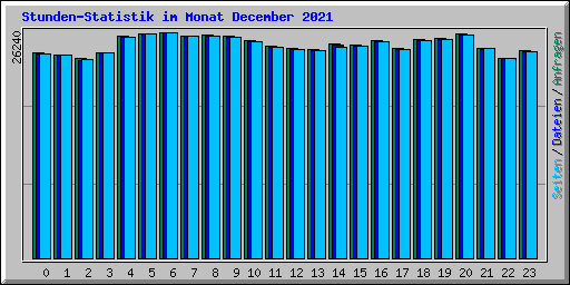 Stunden-Statistik im Monat December 2021